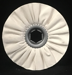 DISCO DE ALGODÓN VENTILADO MINI Ø150 mm X 19/6 mm GRPA EJE 19 HEXAGONAL