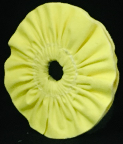 DISCO ALGODÓN VENTILADO MINI AMARILLO DURO Ø100 mm X 19/6 mm GRAPA EJE 19 HEXAGONAL