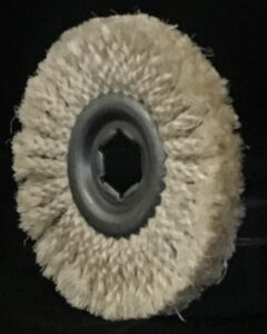 DISCO SISAL CUERDA MINI NATURAL Ø115 mm X 17 mm GRAPA MINI R   EJE 17 REDONDO