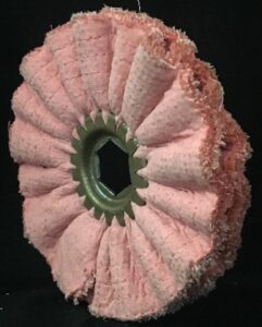 DISCO SISAL TELA 2 C IMPREGNACION E26 ROJA Ø115 mm X 19/6 mm GRAPA 19 mm HEXAGONAL