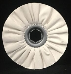 DISCO DE ALGODÓN VENTILADO MINI Ø150 mm X 20 mm  GRAPA EJE 20 MM REDONDO