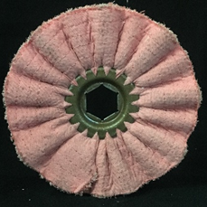 DISCO SISAL TELA 2 C  Ø130 mm X 24/6 mm GRAPA 24 mm HEXAGONAL