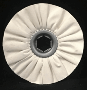 DISCO DE ALGODÓN VENTILADO MINI  Ø150 mm X 20 mm GRAPA EJE 20 REDONDO